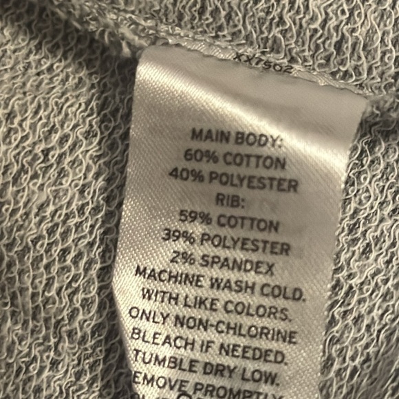 Z by Zella heather gray snap on buttons athleizure hoodie terry top jacket S - Picture 6 of 9